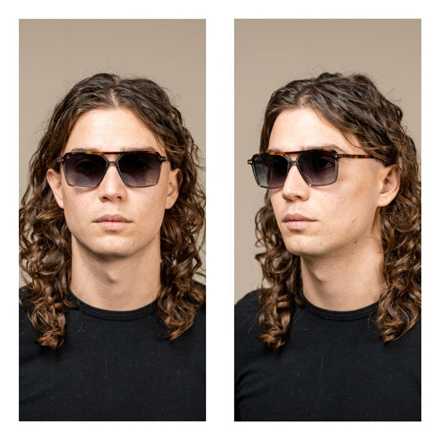 Jorges: oversized ultralite acetate rectangular sunglasses