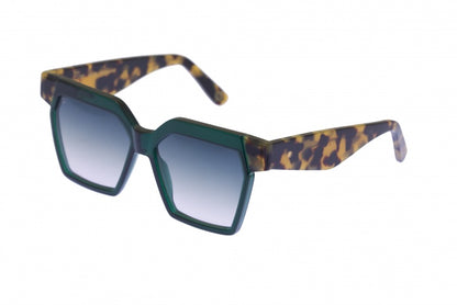 Clio: occhiali da sole squadrati oversize in acetato