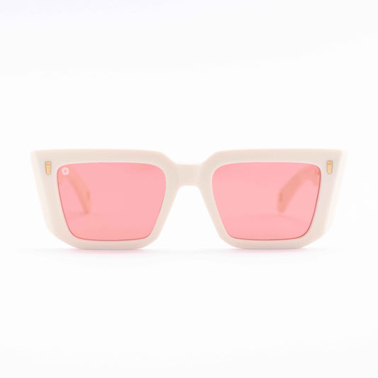 Cozy: streetstyle rectangular shaped bold acetate sunglasses - Kyme Eyewear