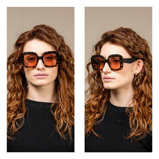 Boxy : lunettes de soleil carrées en acétate streetstyle