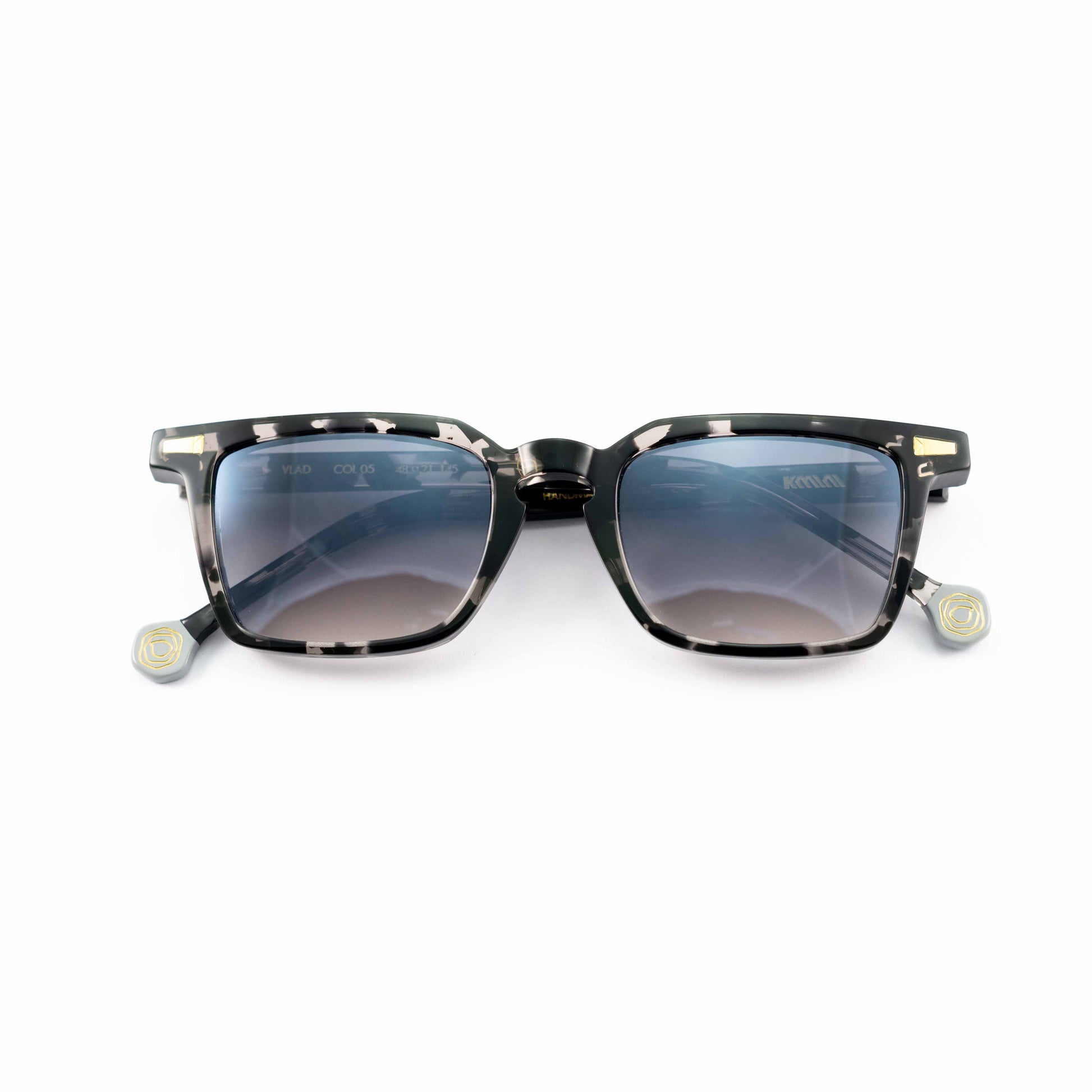 Vlad: vintage style rectangular shaped acetate sunglasses - Kyme Eyewear