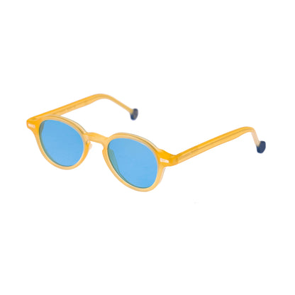 Ezio: vintage style aviator shaped acetate sunglasses - Kyme Eyewear