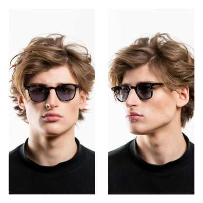 Fernando: occhiali da sole in acetato dalla forma squadrata dallo stile vintage