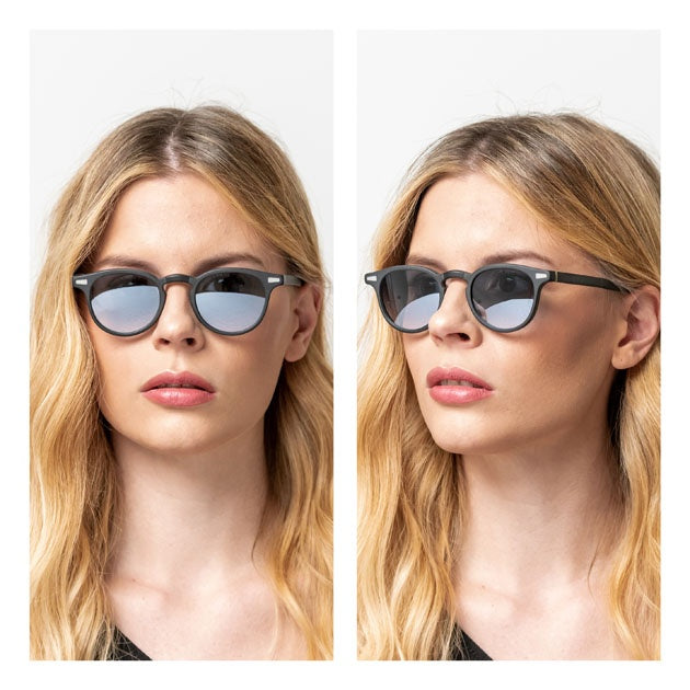 Gianni: vintage style pantos shaped acetate sunglasses - Kyme Eyewear